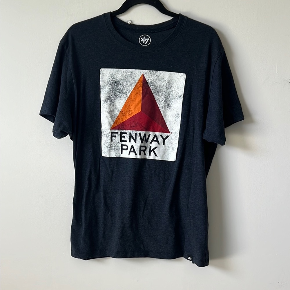 Fenway Park Navy Blue T-Shirt by 47 Size Large